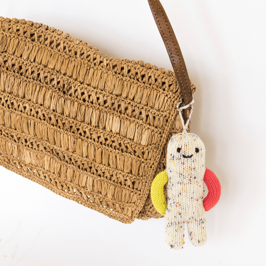 Bag Charm Hold Me Speckled