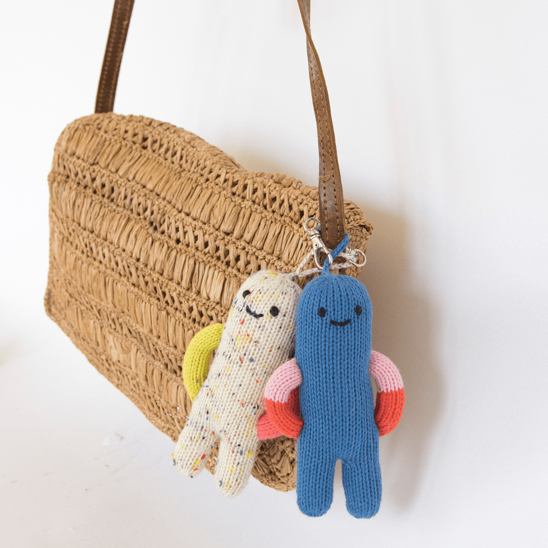 Bag Charm Hold Me Speckled