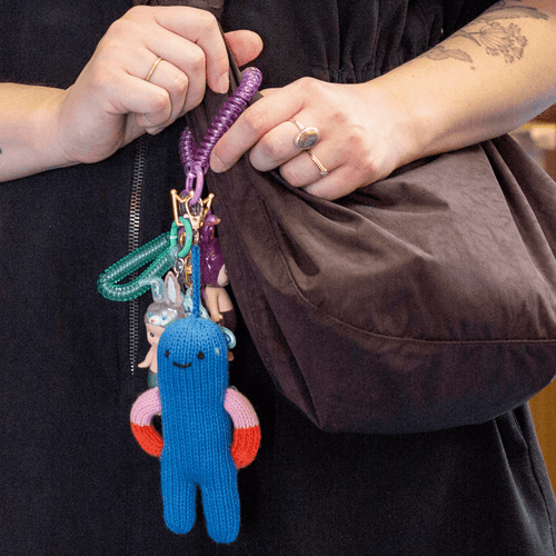 Bag Charm Hold Me Cobalt