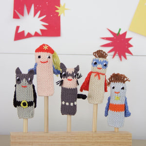 Finger Puppets Super Hero (set 5)