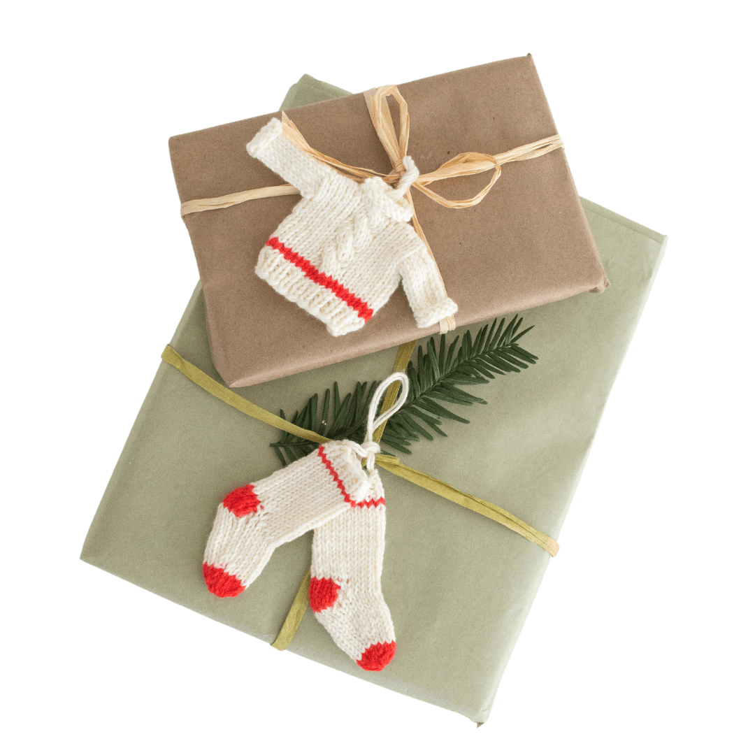 Holiday Ornaments Little Knits Set (4pcs)