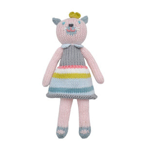 School Book Girl Cat Rattle
