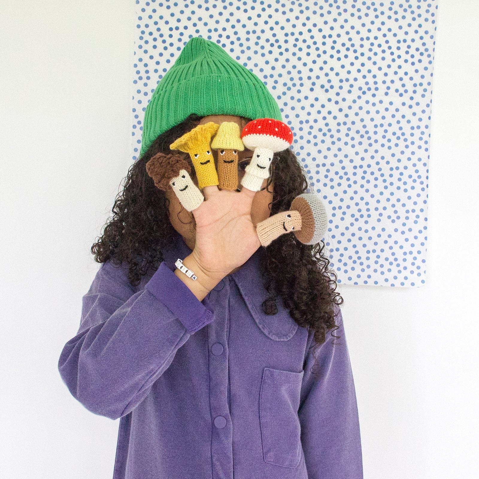 Finger Puppet Mushrooms (set 5)