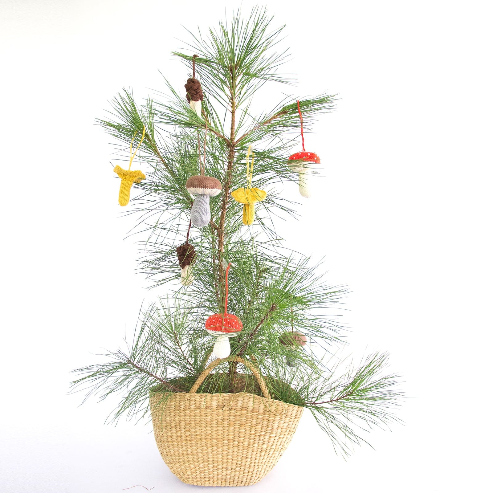 Holiday Ornaments Mushrooms Set (4pcs)