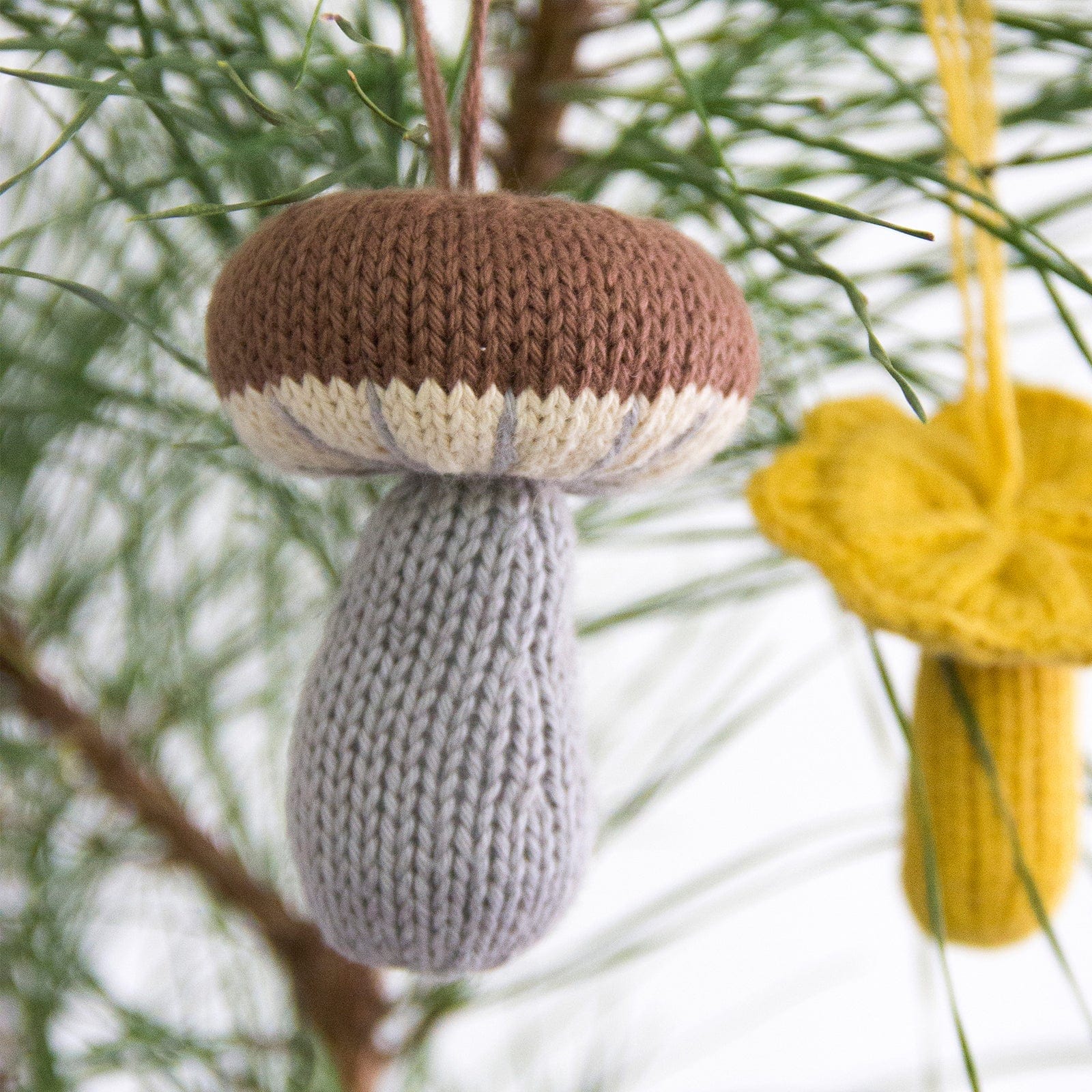 Holiday Ornaments Mushrooms Set (4pcs)