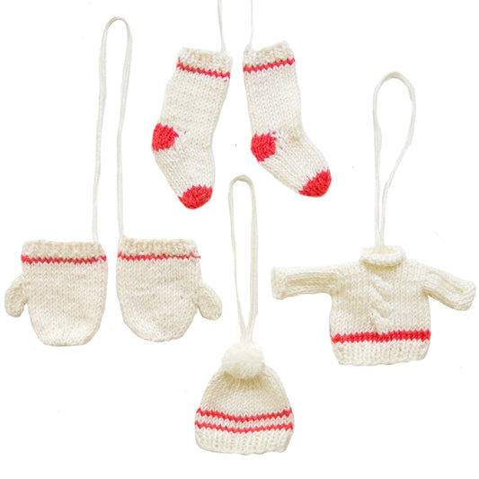 Holiday Ornaments Little Knits Set (4pcs)